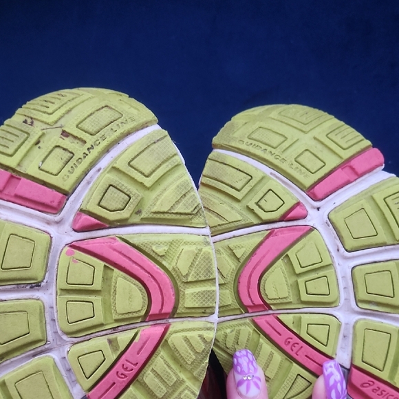ASICS Women's Neon Pink Athletic Shoes - Picture 10 of 10